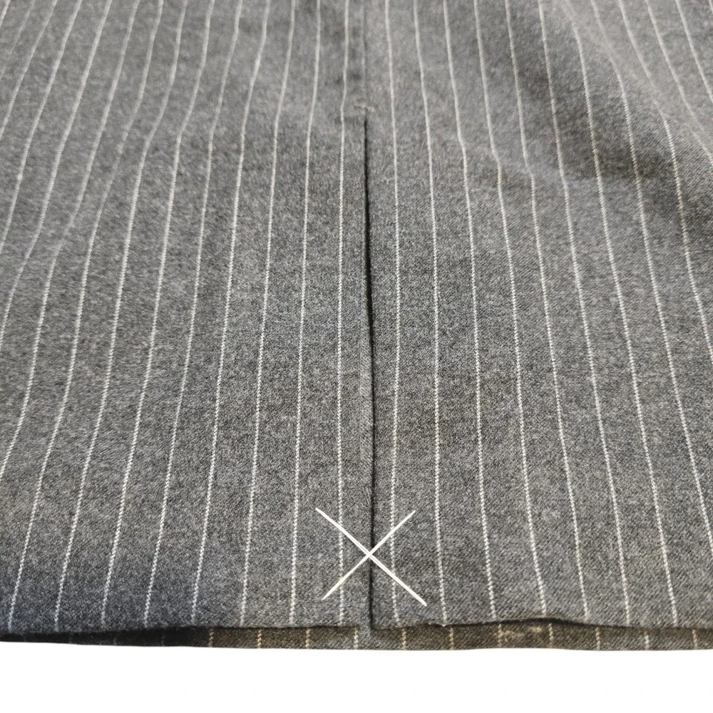 LOFT Outlet Women's Gray Pinstripe Pencil Skirt with Pockets New with Tags M